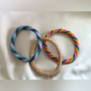 Sashka bracelets, never worn